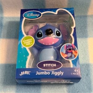 Disney Stitch Jumbo Jiggly 3” Squishy Figure NIB